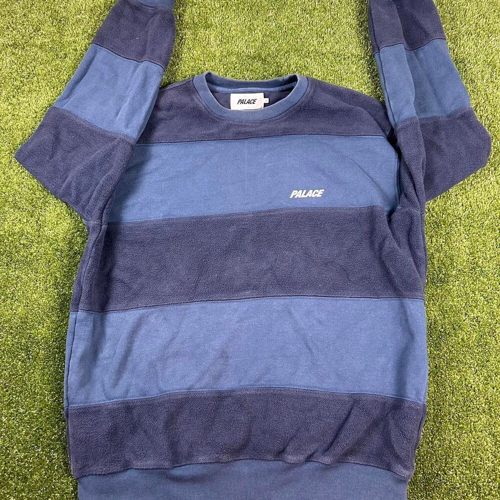 Palace Men's Blue and Navy Sweatshirt
